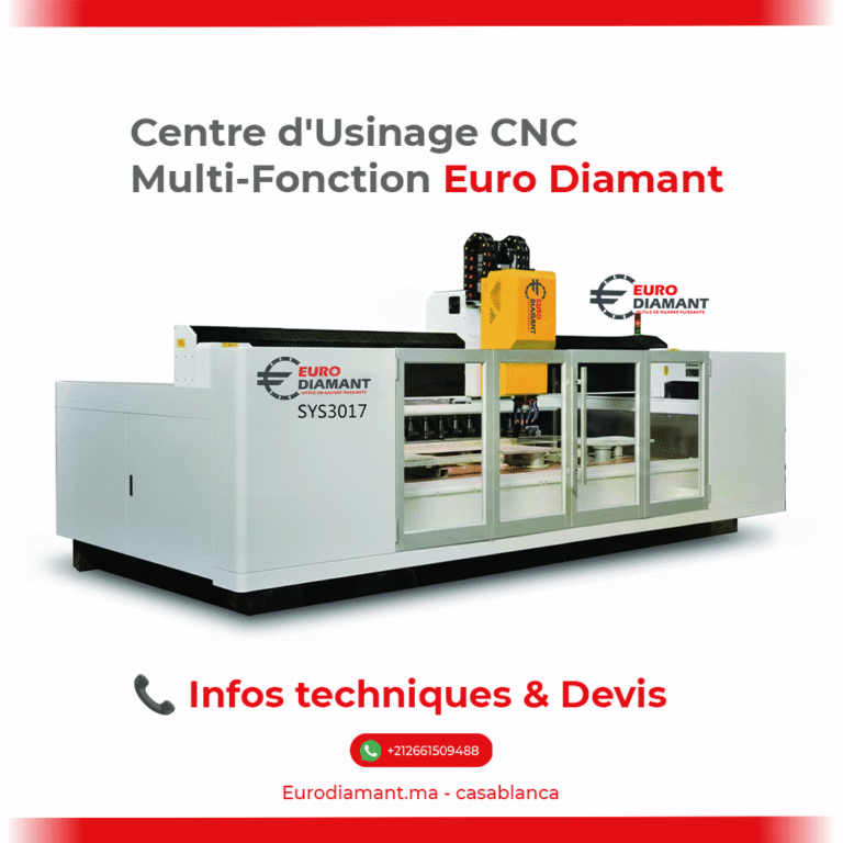 Centre d'Usinage CNC Euro Diamant : La Maîtrise Multi-Fonction du Façonnage de Comptoirs